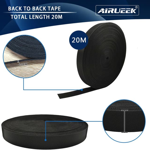 Thumbnail 1 de Klett Kabelbinder 20 m wiederverwendbar 🔌