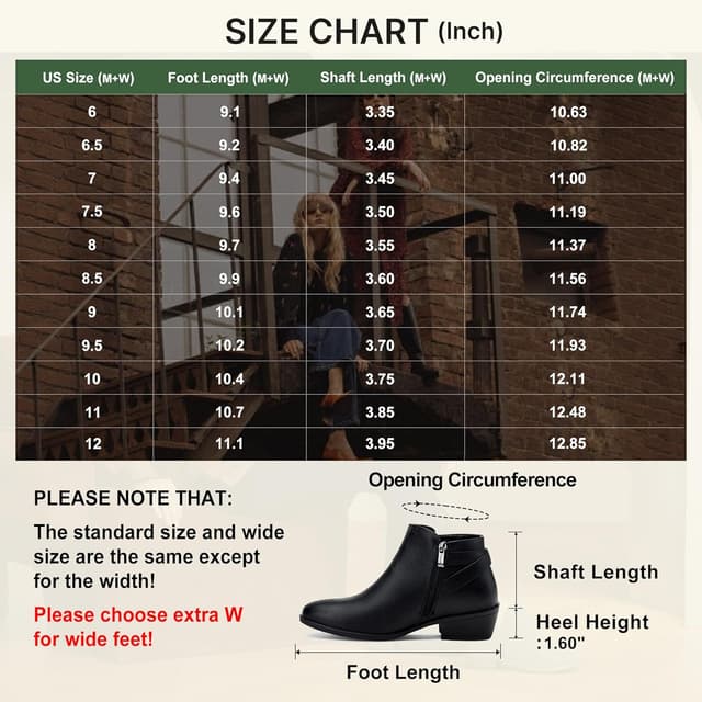 Detalle de Vepose Western ankle boots low heel