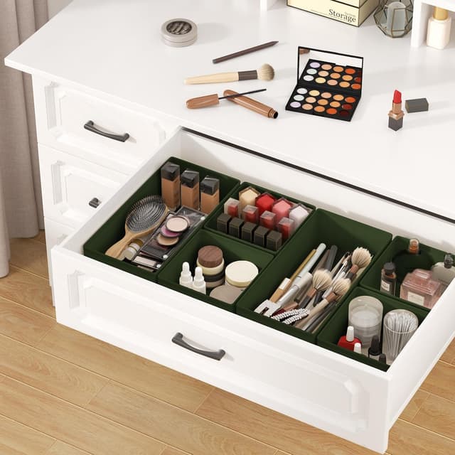 Thumbnail 5 de Homsorout Fabric Drawer Organisers - 15 Pack