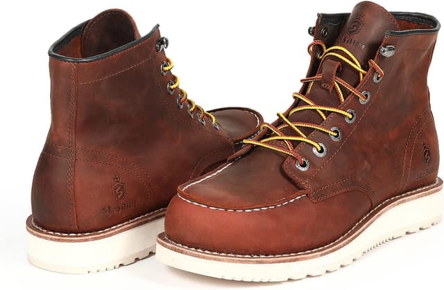 Thumbnail 4 de SL-Saint Herren Arbeitsstiefel Weiche Moc Toe 6" Keilsohle