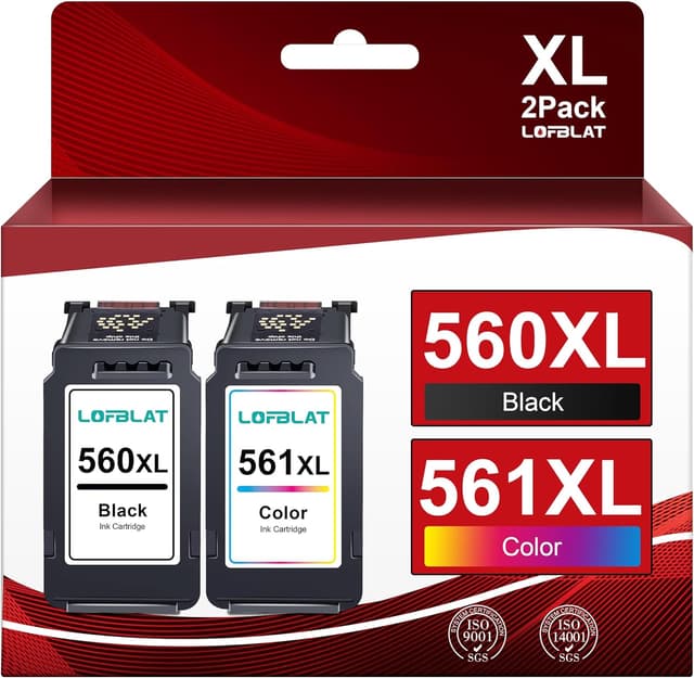 Detalle de LOFBLAT PG-560XL CL-561XL Druckerpatronen 🖨