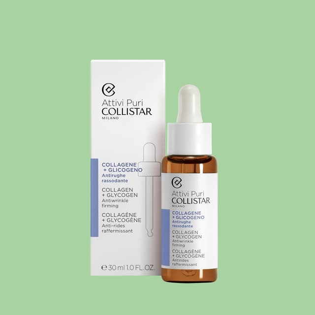 Detalle de Collistar Attivi Puri Kollagen plus Glykogen-Serum (30 ml) – Gesichtstropfen gegen Falten & für Straffung