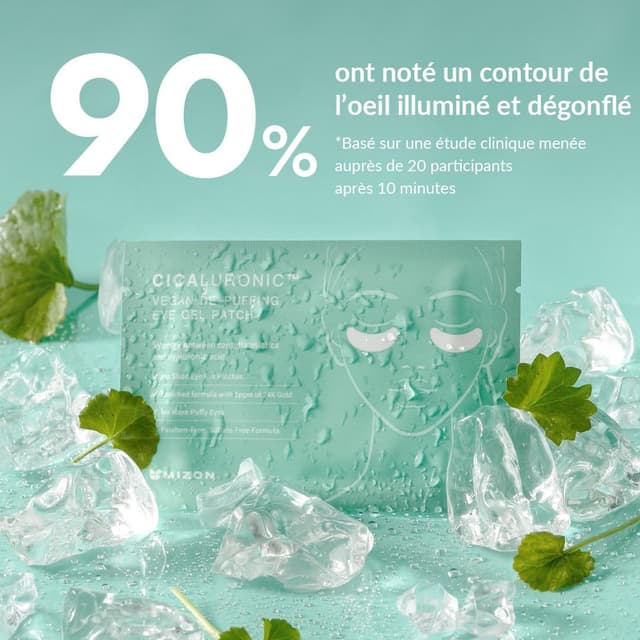 Thumbnail 3 de MIZON Cicaluronic Patchs yeux dégonflants 42 💧