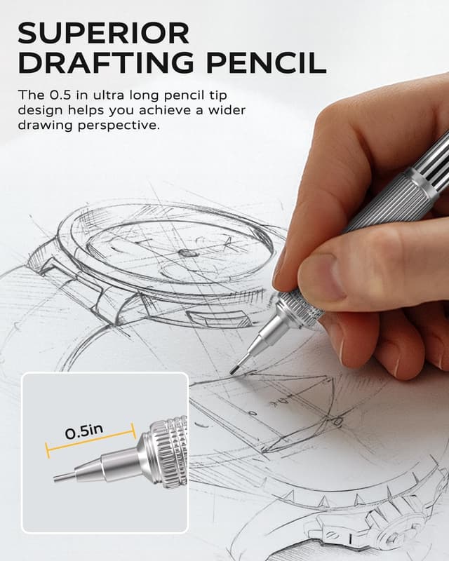 Detalle 2 de STAGEEK mechanical pencil set 0.5mm