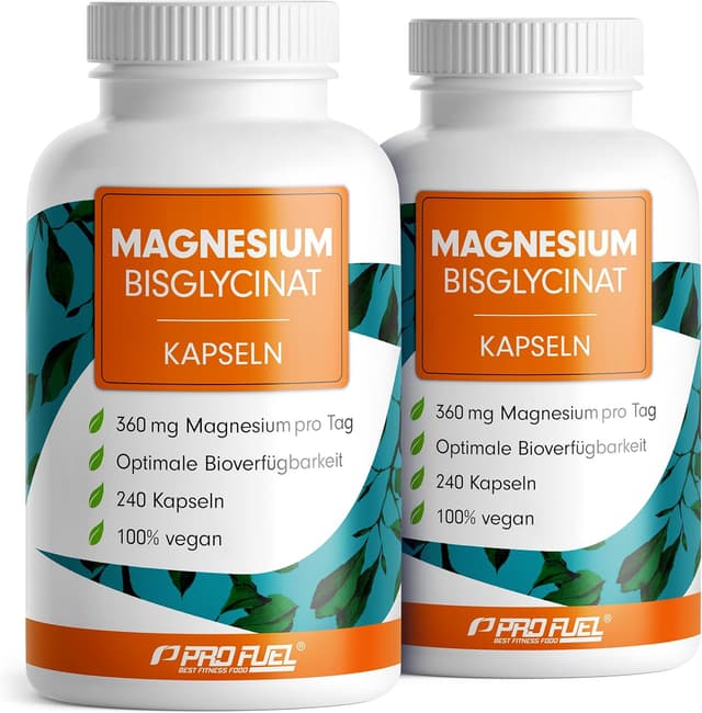 Thumbnail 6 de Magnesium Bisglycinat Kapseln 240× — 360 mg Tagesdosis 💊
