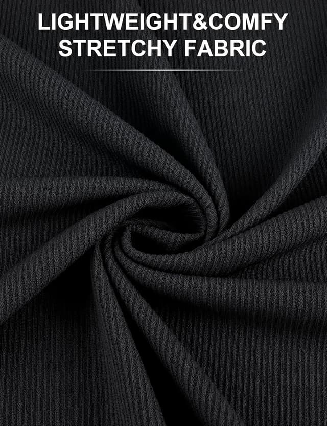 Detalle 2 de Gemulate women’s 3/4 sleeve polo floral tunic top with zip-front V-neck