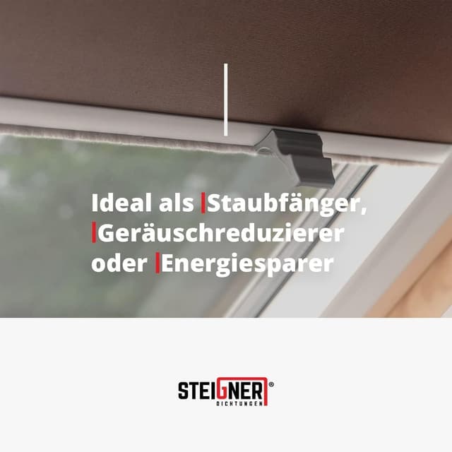 Thumbnail 3 de STEIGNER 10m joint brosse adhésif pour porte coulissante, hauteur 11 mm 🚪