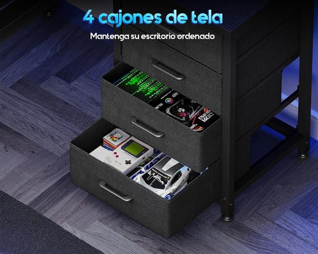 Thumbnail 4 de Coleshome Escritorio Gaming 130 x 100 cm