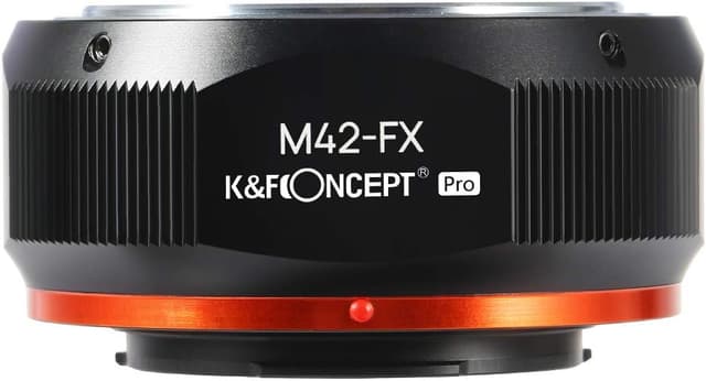 Detalle de K&F Concept M42 to Fujifilm X manual lens mount adapter (matting varnish design)