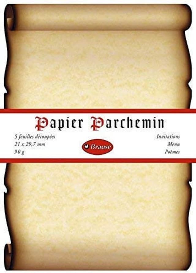 Detalle de Clairefontaine 427B Papel Pergamino A4, Pack 5 hojas