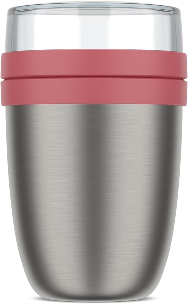 Detalle de Mepal Panier repas hermétique Ellipse 107647078700 (500 + 200 ml) Vivid Mauve