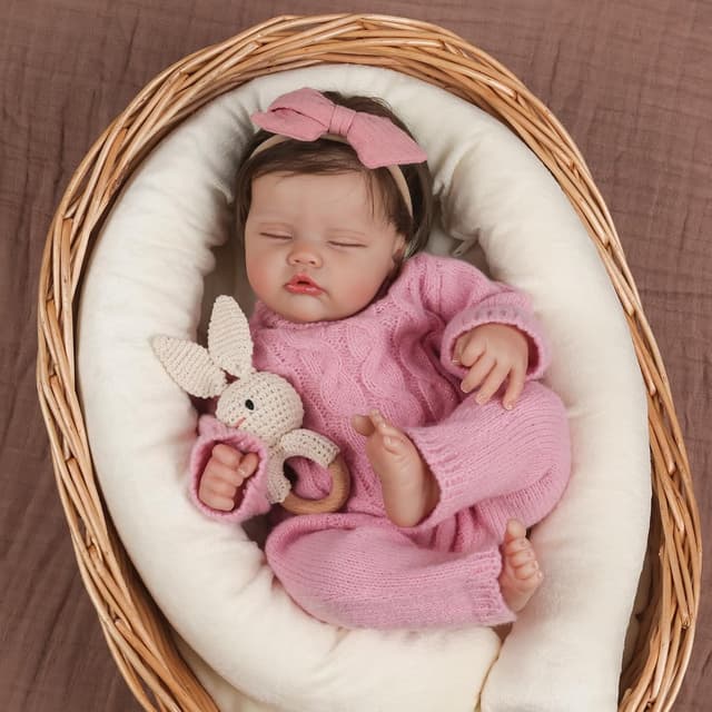 Detalle 2 de WOOROY 18-Inch Realistic Reborn Baby Doll