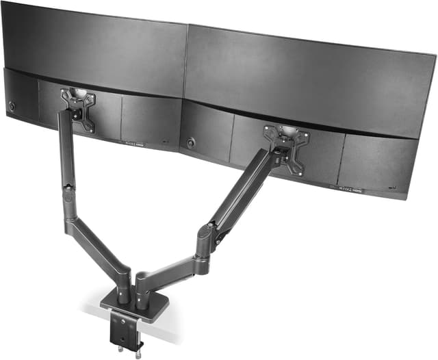 Detalle 2 de Mars Gaming MARM-PRO2 supporto per doppio monitor con doppia molla a gas e movimento 360° fino a 27”