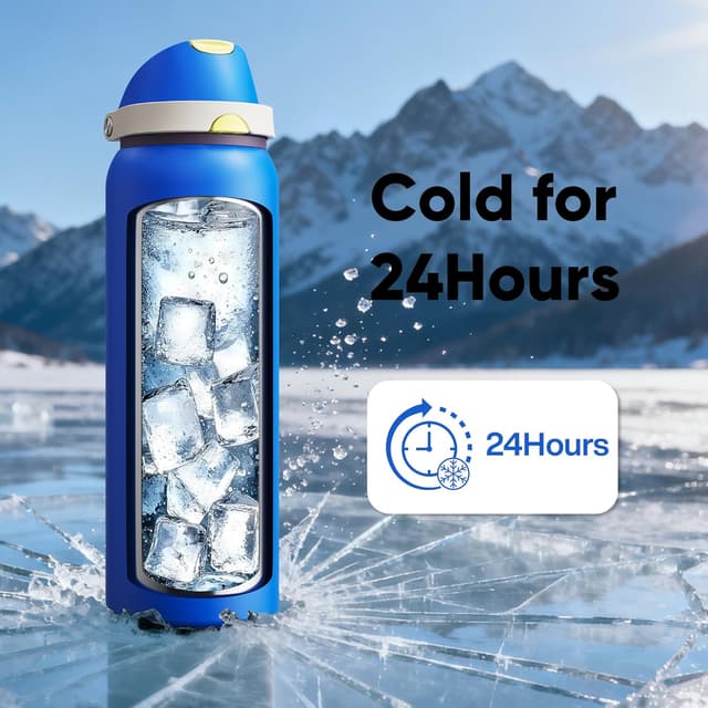 Thumbnail 6 de Encool Stainless Steel 40 oz Insulated Bottle 🚰