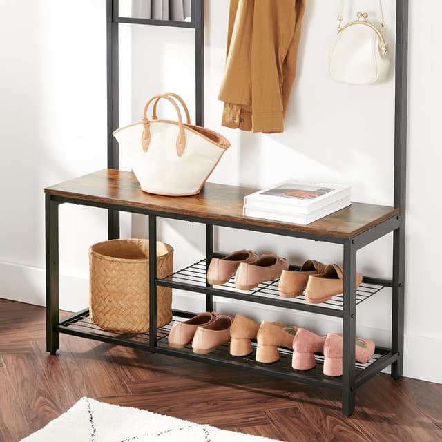 Detalle 1 de VASAGLE HSR050B01 appendiabiti 185 cm