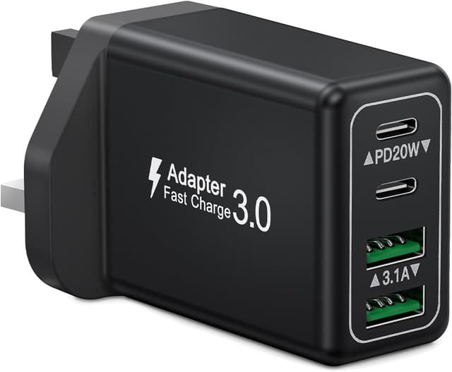 Thumbnail 6 de USB-C fast charge 40W 4-port UK plug