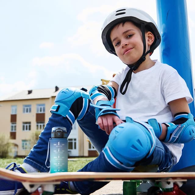 Thumbnail 5 de Bouteille d'eau Enfant 500 ml — gourde motivante avec paille 🚰