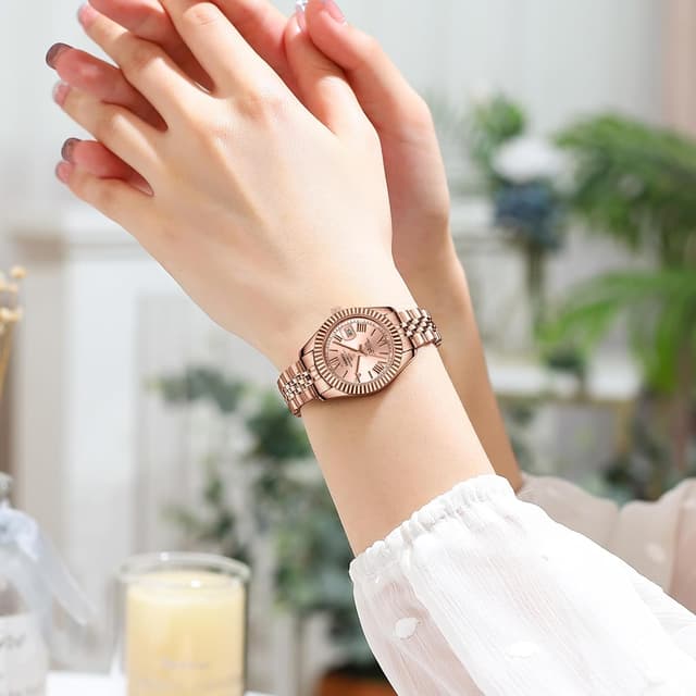 Detalle 2 de NIBOSI dainty analog quartz watch