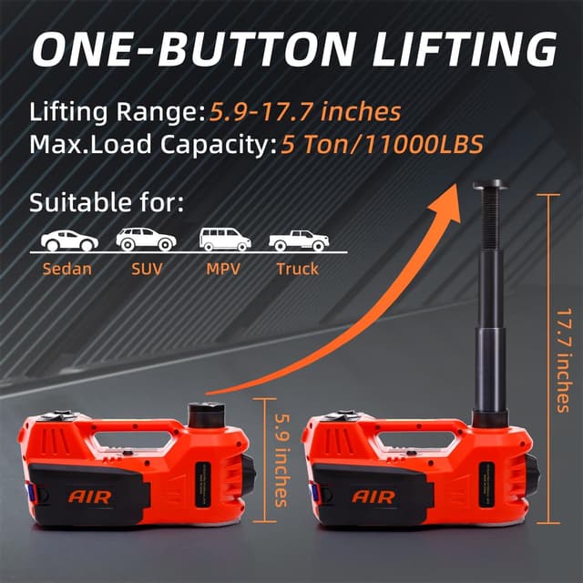 Detalle 2 de STANDTALL 5 Ton Electric Car Jack Kit