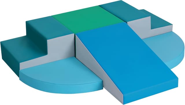 Detalle de TODIBY 6-Piece Soft PU Leather Toddler Climbing Toys Activity Play Set