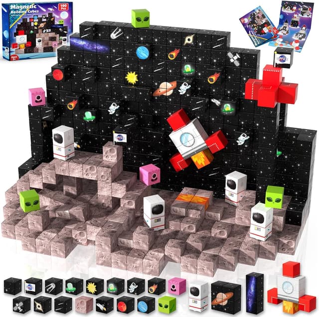 Thumbnail 6 de Goody King Magnetic Blocks 100PCS magnetic building set 🧩