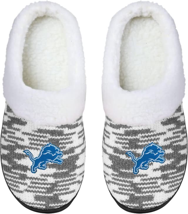 Detalle 2 de FOCO NFL Sherpa Lined Colorblend Cup Sole Slippers
