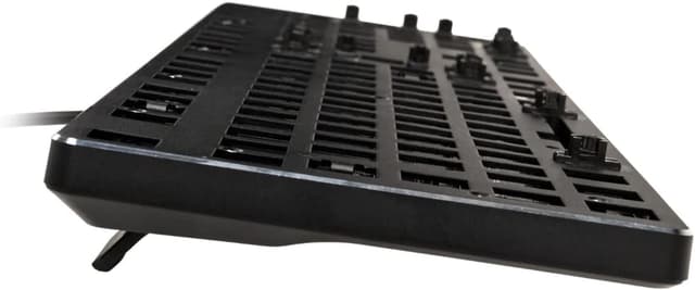 Detalle de GLORIOUS Gaming GMMK Full Size 100% Barebones (cadre uniquement) — clavier mécanique hot-swap RGB par touche en ISO international/Europe, noir