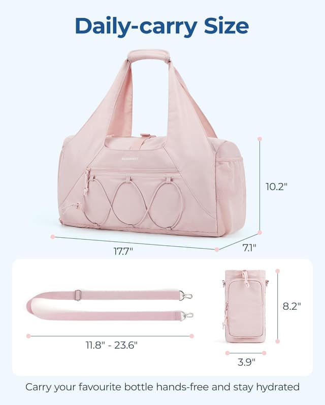Detalle 2 de Bagsmart Sporttasche Damen 46 x 20 x 27 cm