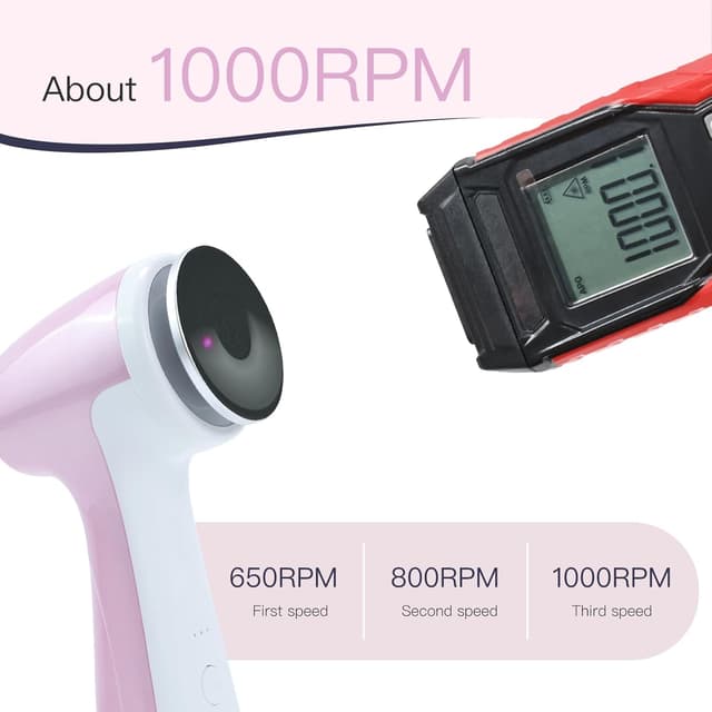 Detalle 2 de AprElm E7 electric foot file 1000 RPM