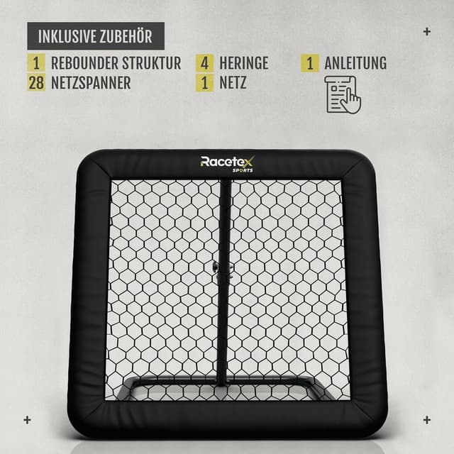 Detalle 2 de Racetex Rebounder Fußball 100x100 cm mit Cover