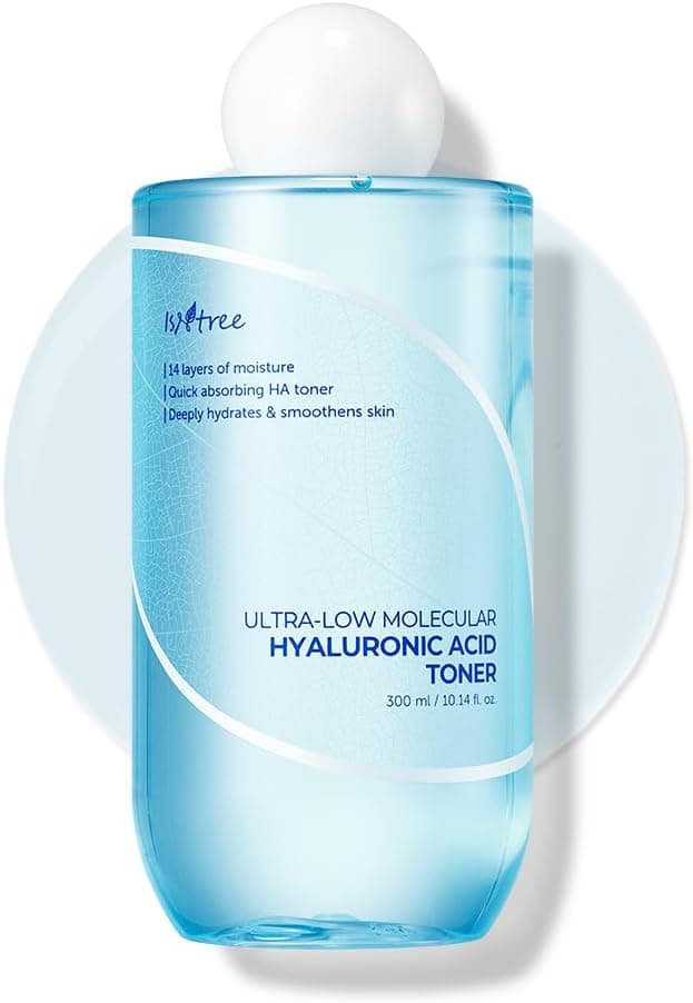Detalle de ISNTREE Ultra-Low Molecular Hyaluronic Acid Toner (300 ml): il toner all’acido ialuronico per rinfrescare e idratare