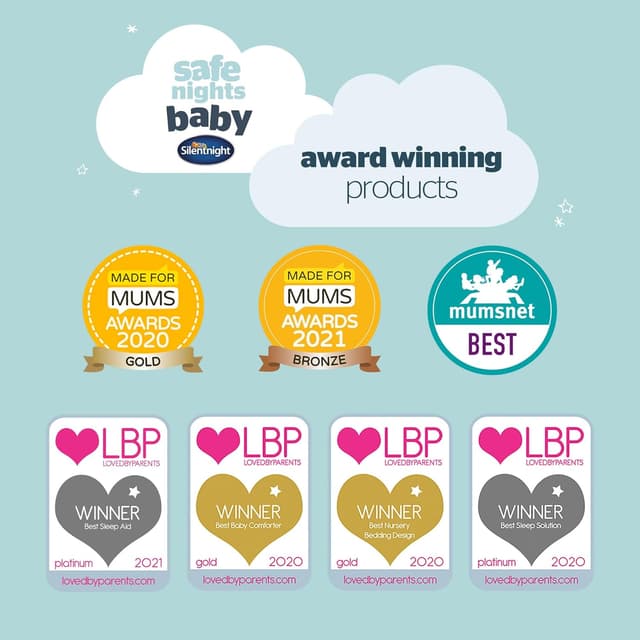 Thumbnail 5 de Silentnight Safe Nights Cot Bed Mattress Protector 140 x 70 cm