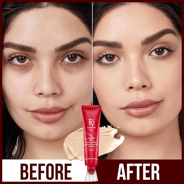 Detalle 2 de FV Base Maquillaje Ivory Waterproof, Mate y de Larga Duración 💧