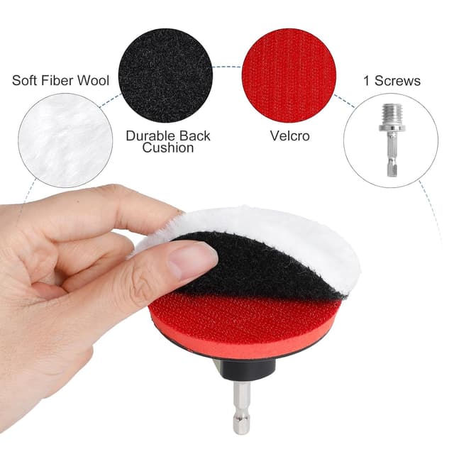 Thumbnail 4 de AiQInu Kit lucidatura 80 mm 7 pezzi 🧽