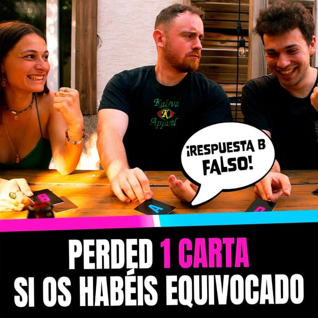 Detalle 2 de ATM Gaming 50 50 juego de mesa 800 preguntas 🎲