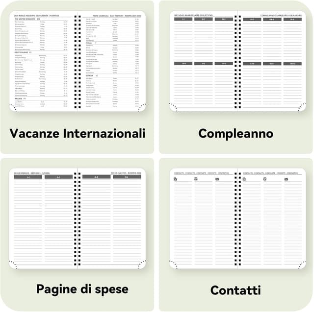 Thumbnail 4 de FEKSINO Agenda Settimanale 2026 22x16,5 cm
