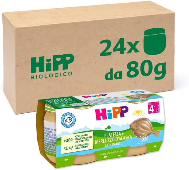 Thumbnail 6 de HiPP Omogeneizzato Salmone 24 vasetti