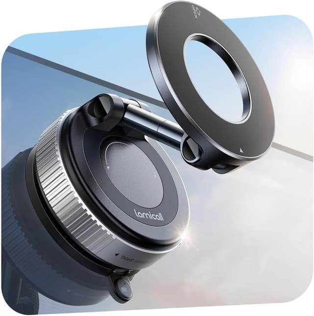 Detalle de Lamicall Vacuum Magnetic Car Phone Holder 4.4lbs