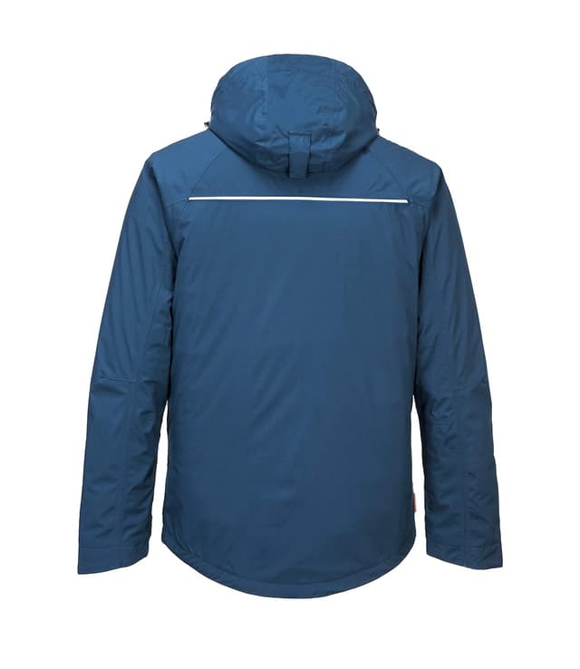 Detalle de Manteau Portwest Homme DX460 Bleu Métro, doublé et rembourré (XL EU)