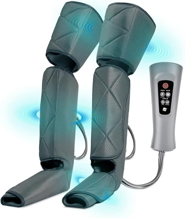 Detalle de NK Masajeador de Piernas con Función de Calor y Compresión 💆