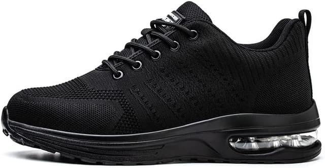 Detalle de Rona Safety Shoes with Steel Toe Cap – Lightweight, Comfortable & Slip-Resistant for Men and Women