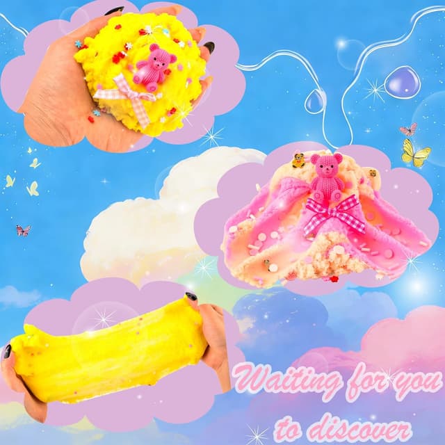 Thumbnail 5 de Cute Stuff 4 Pack Cloud Slime Kit for Kids