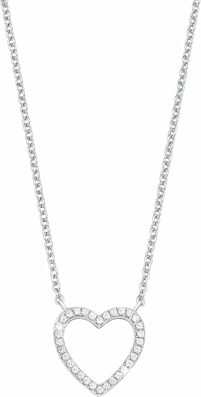 Detalle de s.Oliver Silber Halskette mit Herz 45 cm