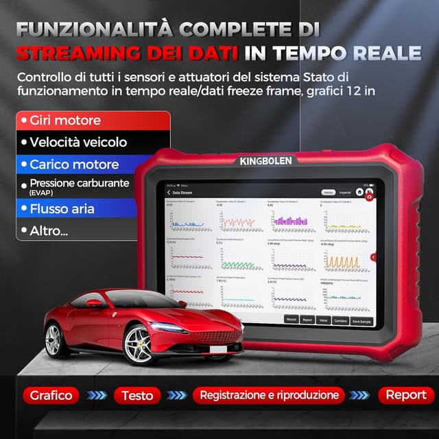 Thumbnail 6 de KINGBOLEN K8 Pro Diagnosi Auto 8 pollici