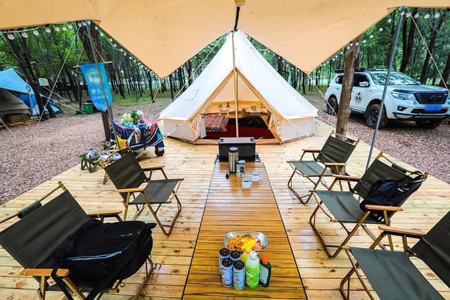 Detalle de FreiZelt Bell Tent Cotton Teepee 3 m