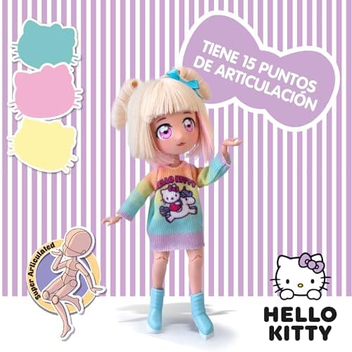 Thumbnail 5 de Famosa 4SF Hello Kitty Manga Fashion Unicorns, muñeca 19,5 cm