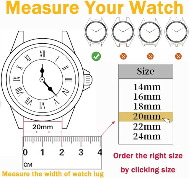 Detalle de ZLZKJS Edelstahl-Mesh Uhrenarmband mit Magnetverschluss (14–24 mm) und Schnellverschluss