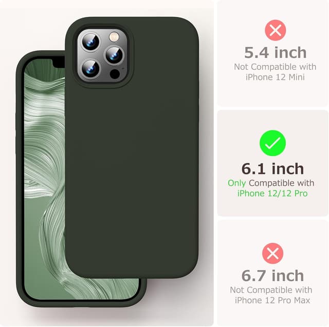 Detalle 2 de GOODVISH iPhone 12 Hülle 3 in 1