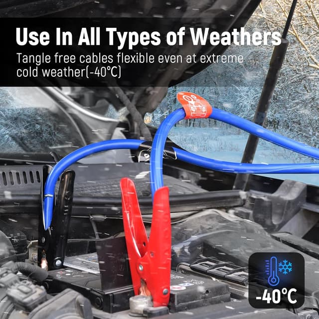 Thumbnail 4 de TOPDC Jumper Cables 30 ft 800A