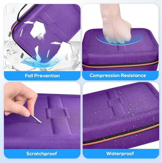 Detalle 1 de Gorixer Switch 2 Tasche für 18 Spiele